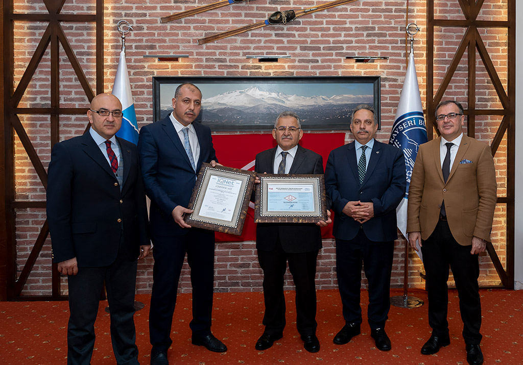 02.12.2019 - Erciyes A.Ş. Uluslararası IQNET ve ISO 1002 Müşteri Memnuniyeti Yönetim Sistemi Belgelerini Aldı