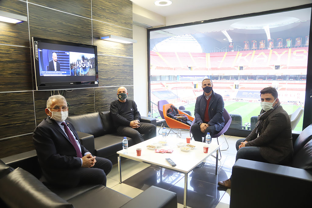 03.02.2021 - Başkan Memduh Büyükkılıç Kayserispor - Alanyaspor Maçını İzledi
