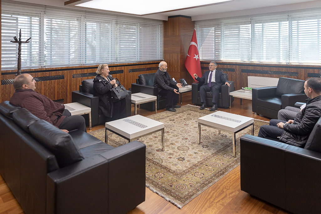 03.03.2020 - Hayırsever Osman Ulubaş, Başkan Büyükkılıç'ı Ziyaret Etti