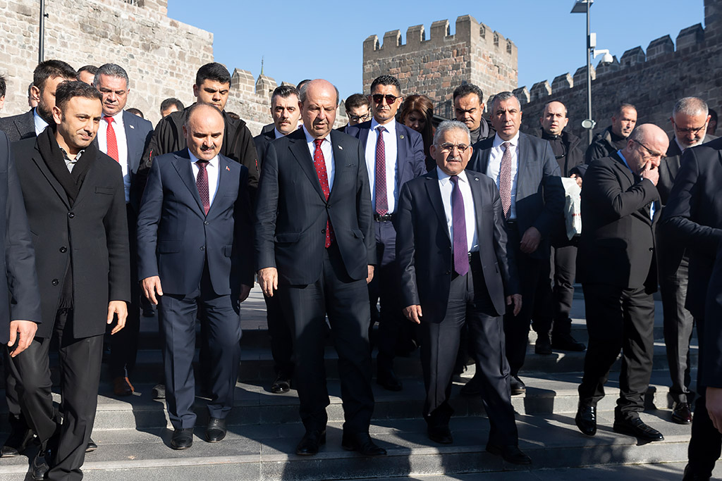 03.03.2020 - K.K.T.C. Başbakanı Ersin Tatar Kayseri Kalesi Gezi