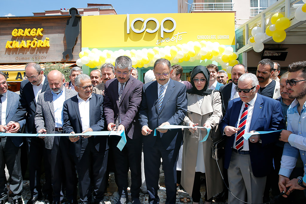 04.05.2019 - Başkan Büyükkılıç, Loop Lokma Tatlıcısı, Hisar Talas Şubesi ve Katmerci Zekeriya Usta'nın Açılışını Yaptı