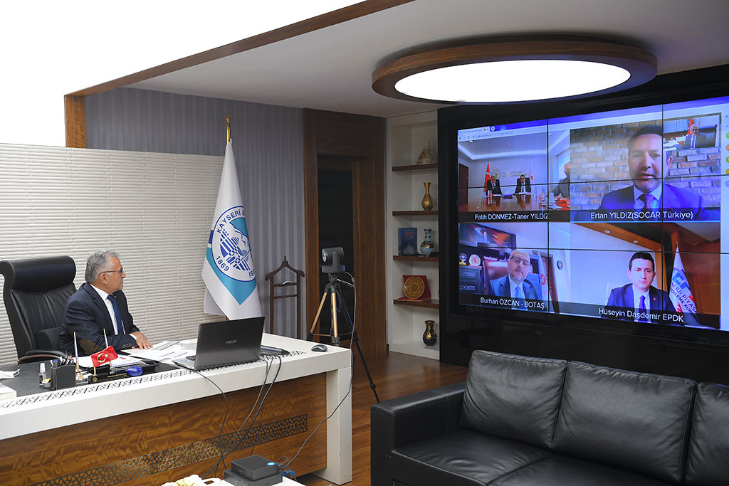 08.06.2021 - Enerji Bakanı Fatih Dönmez İle Kayseri Enerji Konuları Videokonferansı Toplantısı