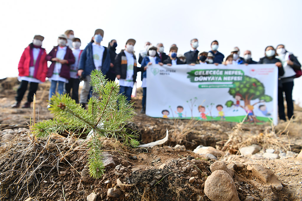 11.11.2020 - Milli Ağaçlandırma Günü, Erciyes'de Geleceğe Nefes Fidan Dikimi