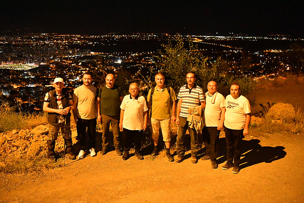 12.07.2025 başkan büyükkılıç ali dağı 360 gece yürüyüşü