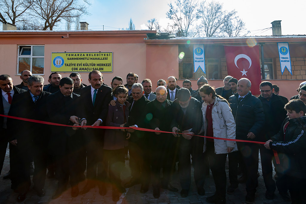 13.01.2020 - Tomarza Sarı Mehmetli Mahallesi Taziyeevi Kültür Merkezi Çok Amaçlı Salon Açılışı