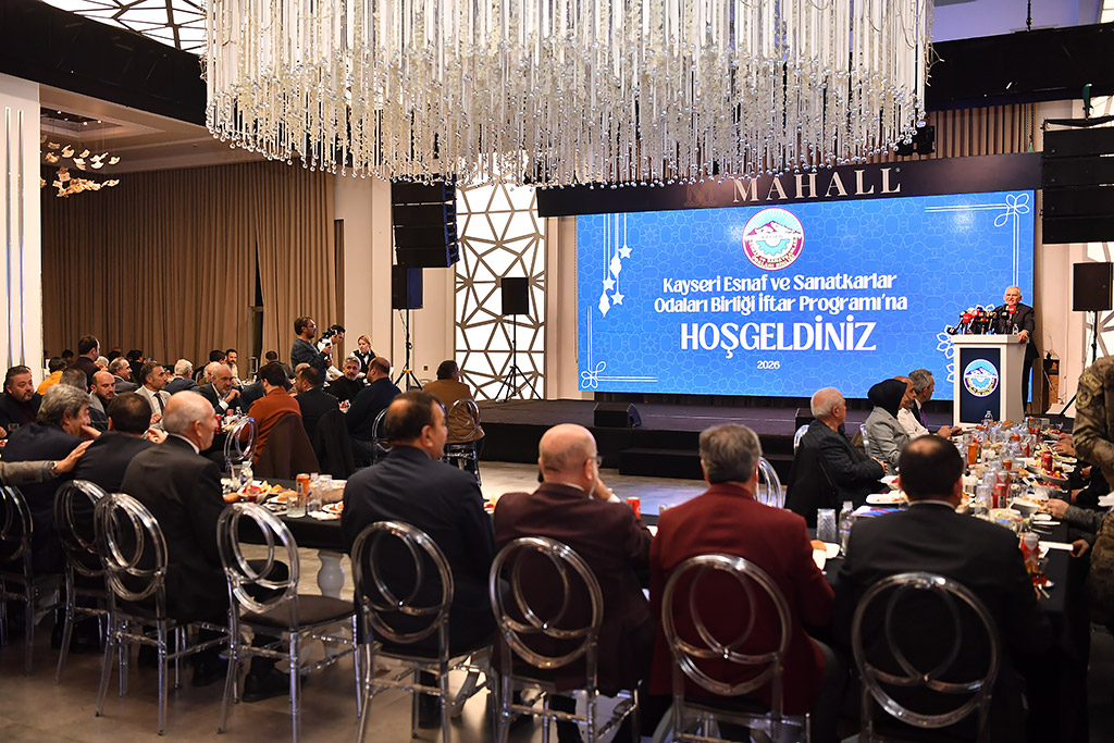 16.03.2026 kayseri esnaf ve sanatkarlar odası iftar programı