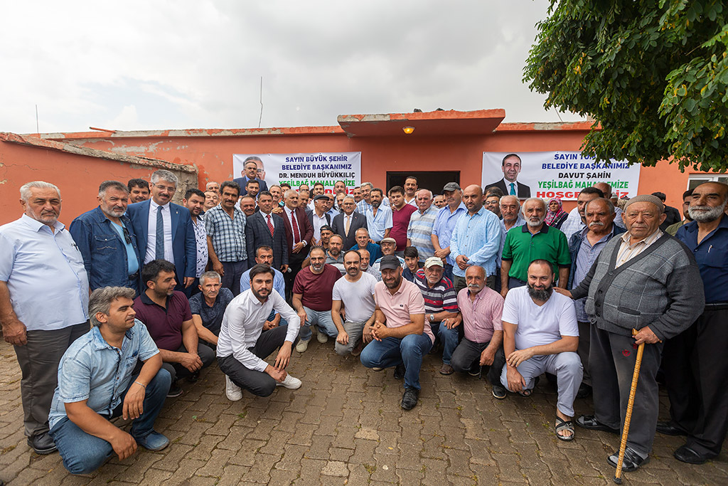 16.08.2019 - Başkan Büyükkılıç, Tomarza Belediye Başkanı Davut Şahin'i Ziyaret Etti Ardından Yeşilbağ Mahallesi Halkı İle Biraraya Geldi