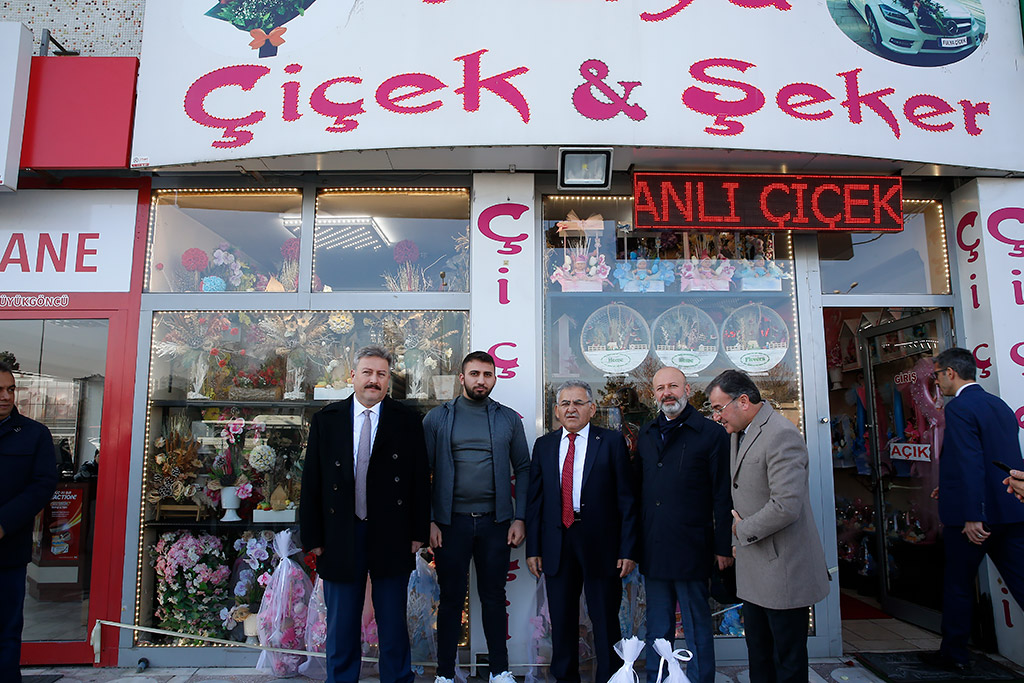 16.12.2019 - Başkan Büyükkılıç Seyyid Burhaneddin Civarındaki Esnafları Ziyaret