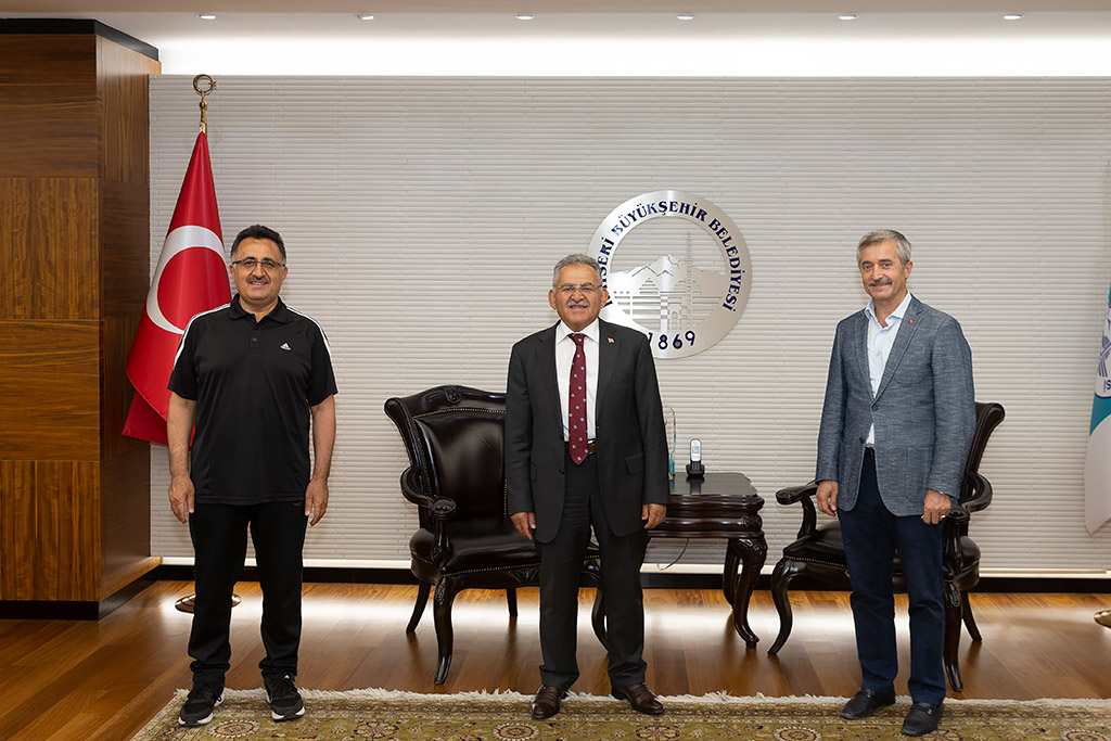 20.07.2020 - Gaziantep, Şahinbey Belediye Başkanı Mehmet Tahmazoğlu Başkan Büyükkılıç'ı Ziyaret Etti