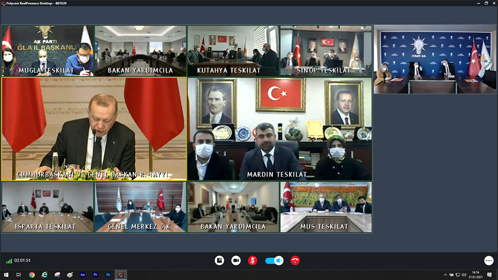 21.01.2021 - Genişletilmiş İl Başkanları Toplantısı ( Videokonferans )