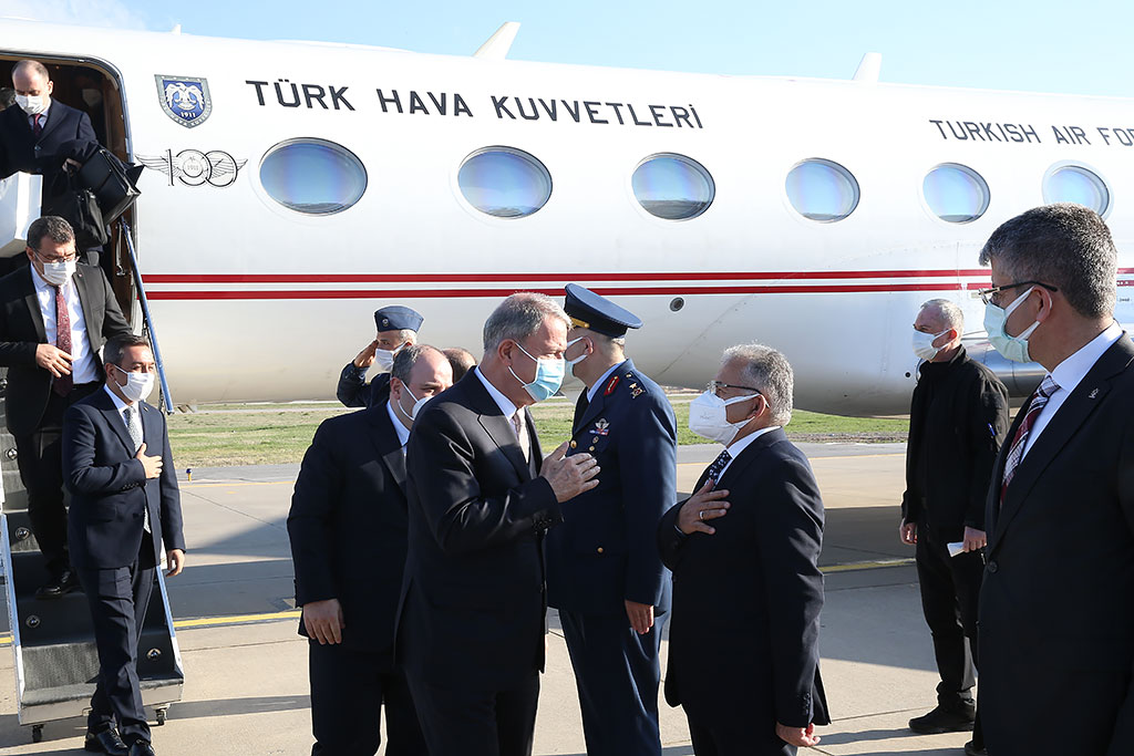 21.04.2021 - Milli Savunma Bakanı Hulusi Akar ve Sanayi ve Teknoloji Bakanı Mustafa Varank Kayseri Ziyaretleri