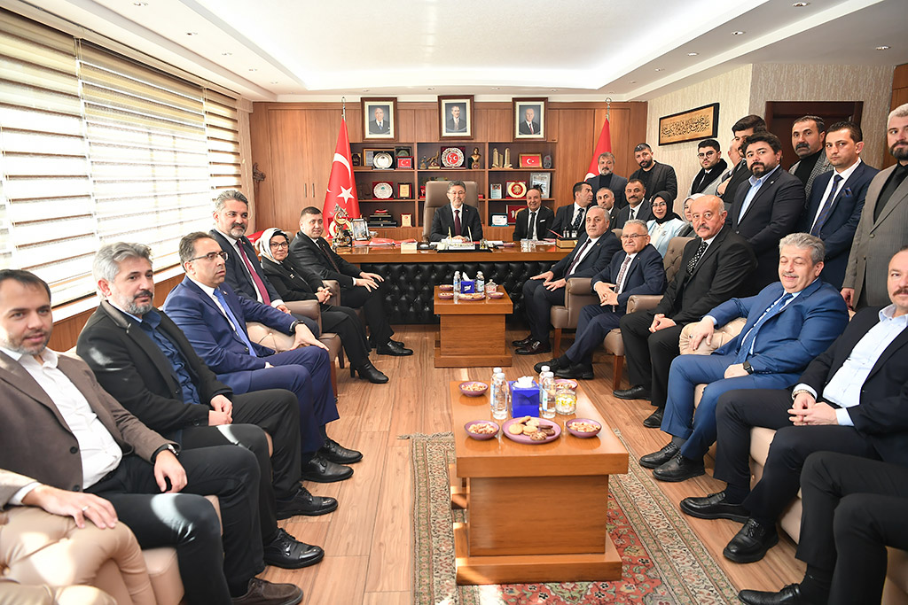 23.02.2024 - Tarım ve  Orman Bakanı İbrahim Yumaklı Kayseri Milliyetçi Hareket Partisi Ziyareti