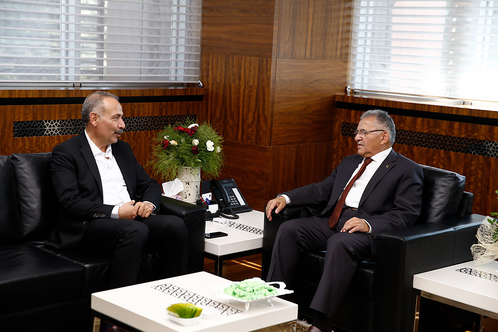26.10.2019 - Çanakkale Eceabat Belediye Başkanı Saim Zileli Başkan Büyükkılıç'ı Ziyaret Etti
