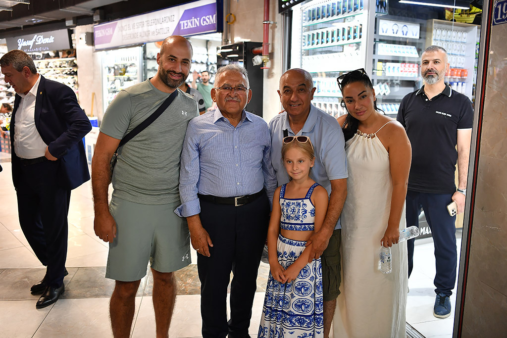 29.07.2025 başkan büyükkılıç yeraltı çarşısı ziyaret