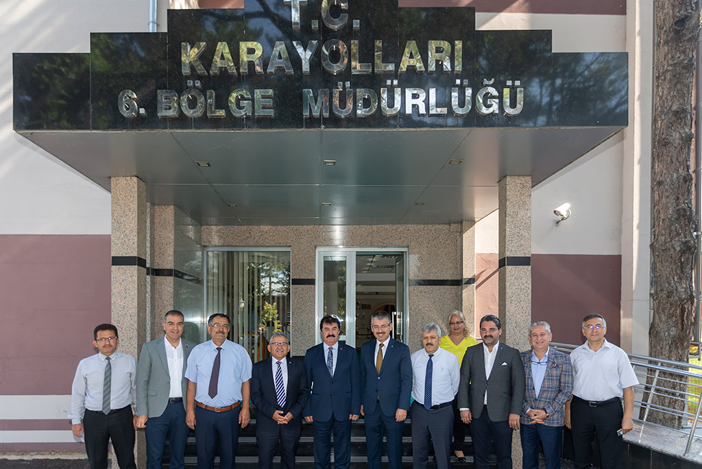 29.08.2019 - Başkan Büyükkılıç Karayolları 6. Bölge Müdürlüğüne Atanan Ahmet Turan Gülhaş'a Hayırlı Olsun Ziyaretinde Bulundu