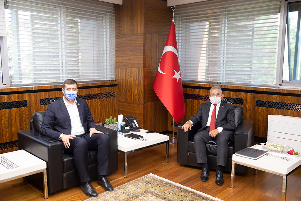 29.09.2020 - MHP Kayseri Milletvekili Baki Ersoy Başkan Memduh Büyükkılıç'ı Ziyaret Etti