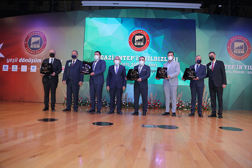 06.10.2021 - Başkan Büyükkılıç Gaziantep Sanayi Odası Gaziantepin Yıldızları Plaket Töreni